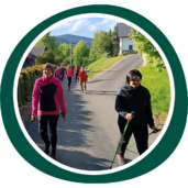 Věra Štanclová a&nbsp;její skupinové kurzy nordic walkingu